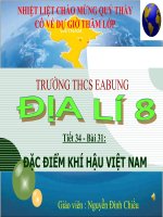 Bài 31. Đặc điểm khí hậu Việt Nam