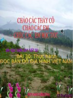 Bài 30. Thực hành: Đọc bản đồ địa hình Việt Nam