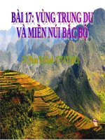 Bài 17. Vùng Trung du và miền núi Bắc Bộ