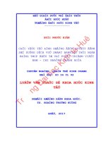 CÁC YẾU TỐ ẢNH HƯỞNG ĐẾN QUYẾT ĐỊNH SỬ DỤNG DỊCH VỤ SMART BANKING TẠI NGÂN HÀNG THƯƠNG MẠI CỔ PHẦN ĐẦU TƯ VÀ PHÁT TRIỂN VIỆT NAM  CHI NHÁNH THANH HÓA