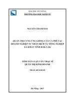 Quản trị cung ứng giống cây cà phê tại doanh nghiệp tư nhân dịch vụ nông nghiệp ea kmat tỉnh đắk lắk (tt) 