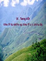 Bài 19. Địa hình với tác động của nội, ngoại lực