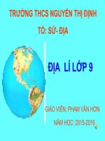 Bài 16. Thực hành: Vẽ biểu đồ về sự thay đổi cơ cấu kinh tế