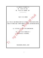 QUẢN TRỊ rủi RO TRONG CHO VAY cá NHÂN tại NGÂN HÀNG NÔNG NGHIỆP và PHÁT TRIỂN NÔNG THÔN VIỆT NAM   CHI NHÁNH THANH hóa 