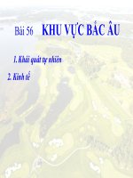 Bài 56. Khu vực Bắc Âu