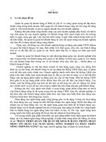 Hoàn thiện quản trị quan hệ khách hàng trong hoạt động tín dụng tại ngân hàng nông nghiệp và phát triển nông thôn đà nẵng (tt) 