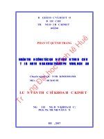 HOÀN THIỆN CÔNG tác QUẢN lý NGUỒN THU DỊCH vụ tại BỆNH VIỆN đa KHOA THÀNH PHỐ VINH, NGHỆ AN 