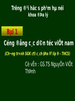 Bài 1. Cộng đồng các dân tộc Việt Nam