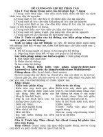 Đề cương ổn tập hệ phân tán có đáp án 