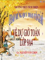 Chương I. §4. Một số hệ thức về cạnh và góc trong tam giác vuông