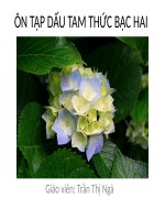 Chương IV. §5. Dấu của tam thức bậc hai