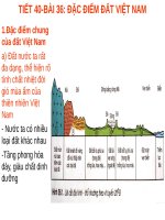 Bài 36. Đặc điểm đất Việt Nam