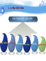 Tuần 32. Luyện tập vận dụng kết hợp các thao tác lập luận