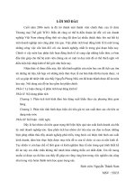 Đồ án môn học phân tích hoạt động kinh tế 