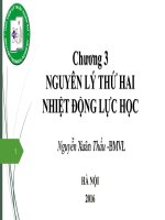 Chuong 3   nguyen ly thu hai nhiet dong luc hoc 
