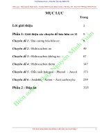 6 chuyen de hoa huu co 11 cua tac gia nguyen minh tuan 