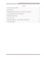 Phân tích và đánh giá thuật toán mạng pert program evaluation and review technique 