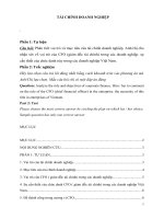 Phân tích vai trò và mục tiêu của tài chính doanh nghiệp nhận xét về vai trò của CFO trong DN 