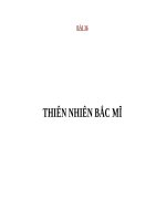 Bài 36. Thiên nhiên Bắc Mĩ