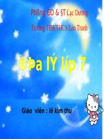 Bài 36. Thiên nhiên Bắc Mĩ