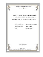 Tiểu luận môn phân tích và đánh giá thuật toán bài toán đối sánh mẫu thuật toán boyer   moore 