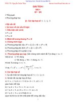 Bai giang mon giai tich 1 cua tac gia nguyen xuan thao 