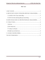 Phân tích và đánh giá thuật toán thuật toán tìm dãy con đơn điệu tăng (không giảm) dài nhất trong một dãy số bất kỳ cho trước 