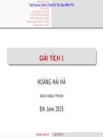 Slide bai giang mon giai tich 1 cua tac gia hoang hai ha 