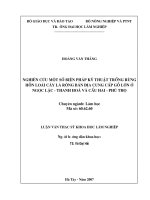 Nghiên cứu đề xuất những nội dung cơ bản quy hoạch lâm nghiệp huyện đô lương tỉnh nghệ an 