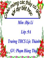 Bài 3. Phân bố dân cư và các loại hình quần cư