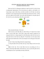 Phân tích và đánh giá thuật toán sử dụng phương pháp quy hoạch động giải bài toán ba lô 0 1 