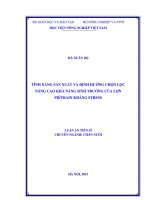 tính năng sản xuất và định hướng chọn lọc nâng cao khả năng sinh trưởng của lợn piétrain kháng stress 