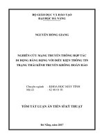 Nghiên cứu mạng truyền thông hợp tác di động băng rộng với điều kiện thông tin trạng thái kênh truyền không hoàn hảo (tt) 