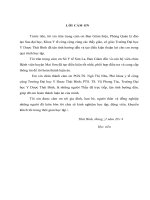 Thực trạng và kiến thức, thực hành của nhân viên y tế về quản lý chất thải rắn y tế tại bệnh viện đa khoa huyện mai sơn tỉnh sơn la năm 2014 