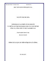 Chế độ quan lại triều Lê sơ (1428 1527) và những giá trị tham khảo cho cải cách chế độ công vụ, công chức ở Việt Nam hiện nay (tt)