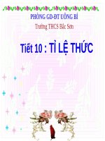Chương I. §7. Tỉ lệ thức