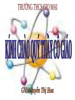 Bài 9. Công thức hoá học