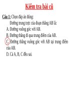 Chương I. §3. Các góc tạo bởi một đường thẳng cắt hai đường thẳng