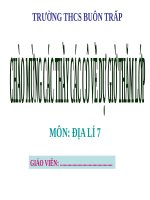 Bài 46. Thực hành: Sự phân hoá của thảm thực vật ở sườn đông và sườn tây của dãy núi An-đet