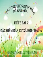 Bài 5. Đặc điểm dân cư, xã hội châu Á