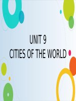 Unit 09. Cities of the world. Lesson 1. Getting started