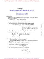 200 câu trắc nghiệm dòng điện xoay chiều