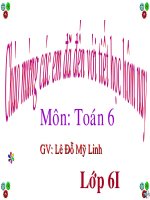Chương I. §8. Chia hai luỹ thừa cùng cơ số