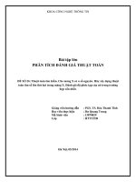 Phân tích và đánh giá thuật toán thuật toán tìm kiếm 