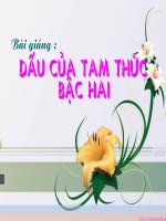 Chương IV. §6. Dấu của tam thức bậc hai