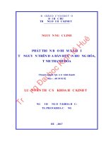 PHÁT TRIỂN bảo HIỂM xã hội tự NGUYỆN TRÊN địa bàn HUYỆN HOẰNG hóa TỈNH THANH hóa 