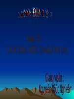 Bài 33. Các khu vực châu Phi (Tiếp theo)