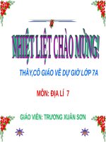 Bài 27. Thiên nhiên châu Phi (tiếp theo)