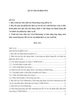 trình bày bản chất của marketing trong thế kỷ 21   cho ví dụ và phân tích cụ thể