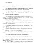 Đề bài tập môn quang học